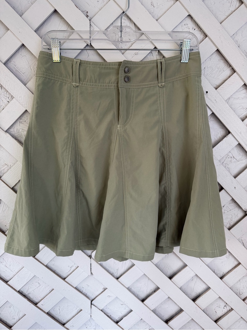 Athleta Vintage Flowy Low Rise Athletic Skort Y2K 2000s School Girl Preppy sz 2